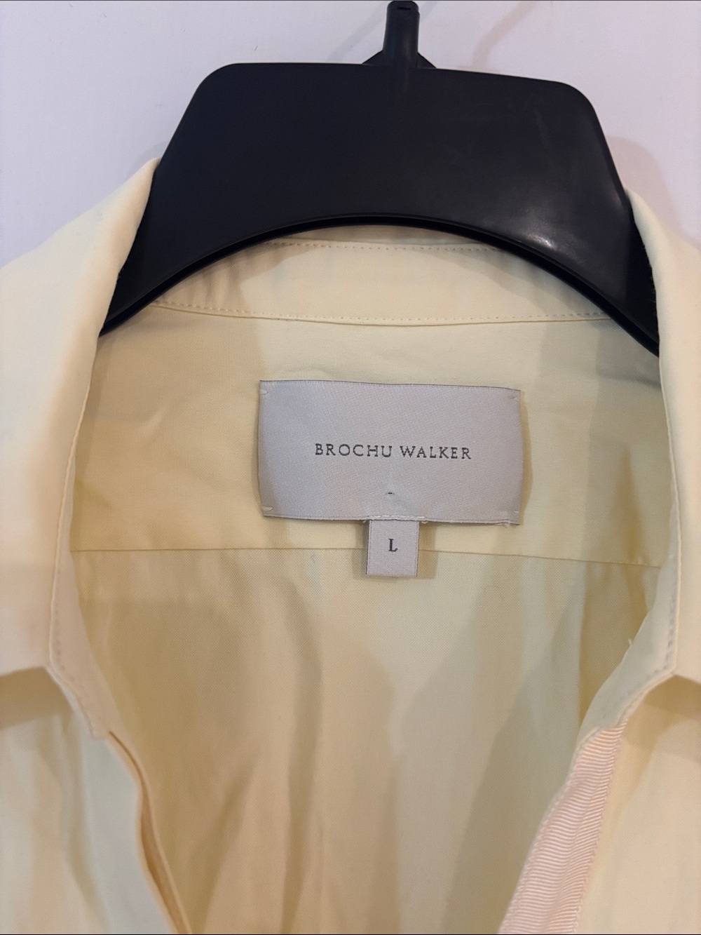 Brochu Walker Havana mini dress pale yellow,L - Picture 8 of 11